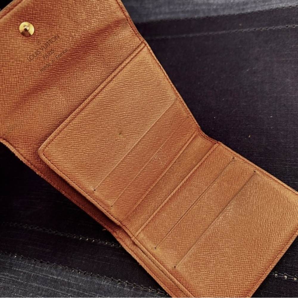 AUTHENTIC Louis Vuitton Vintage Porte-Valeurs Cartes Crédit.Elise wallet.